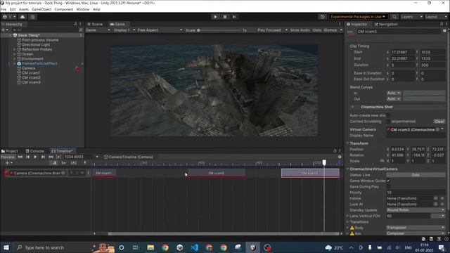 Creating a Cut scene |Unity tutorial |Unity Cinemachine | Unity timeline смотреть онлайн