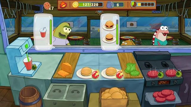 SPONGEBOB: Krusty Cook-off | Level 9 | Part 2 - The Krusty Krab