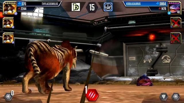 Jurassic World - Thylacosmilus vs Thylacosmilus смотреть онлайн