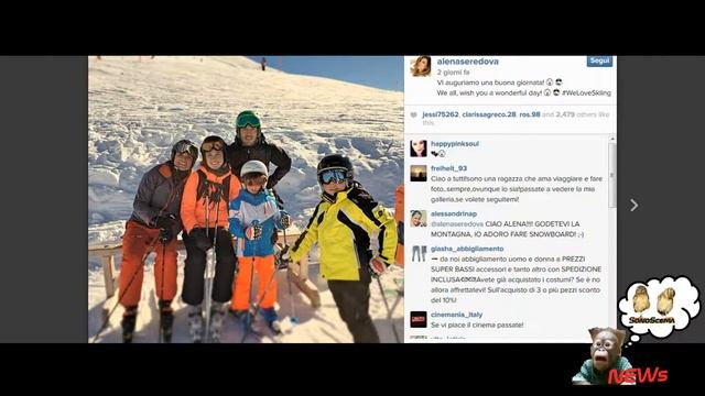 Alena Seredova sulla neve con il cuore pieno d’amore смотреть онлайн