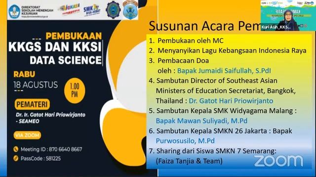 Pembukaan KKGS dan KKSI "Data Science" 2021 смотреть онлайн