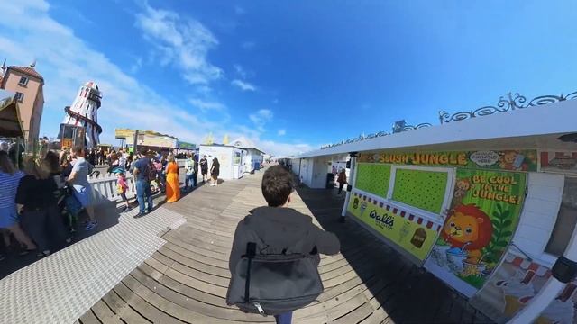 Brighton Palace Pier | 4K | Insta360 x3 | смотреть онлайн