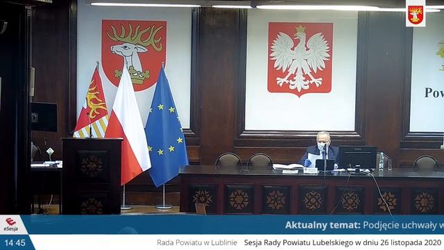 XXIV sesja Rady Powiatu w Lublinie z dnia 26.11.2020r. смотреть онлайн