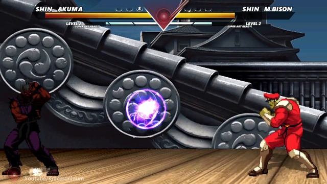 SHIN AKUMA vs SHIN BISON Ultimate HIGH LEVEL INSANE EPIC FIGHT! смотреть онлайн