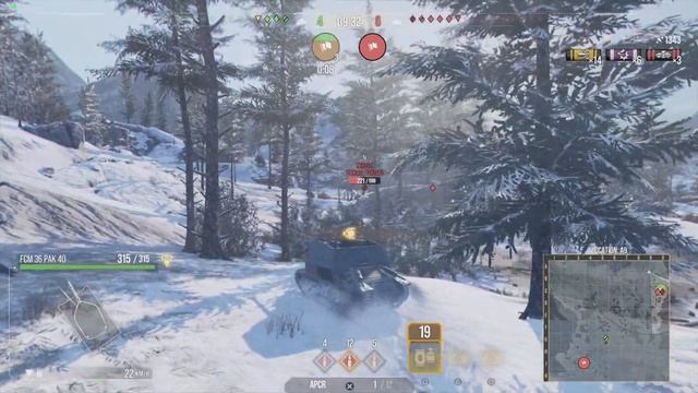 FCM 36 PAK 40 - 2,000 Damage | WoT Console смотреть онлайн