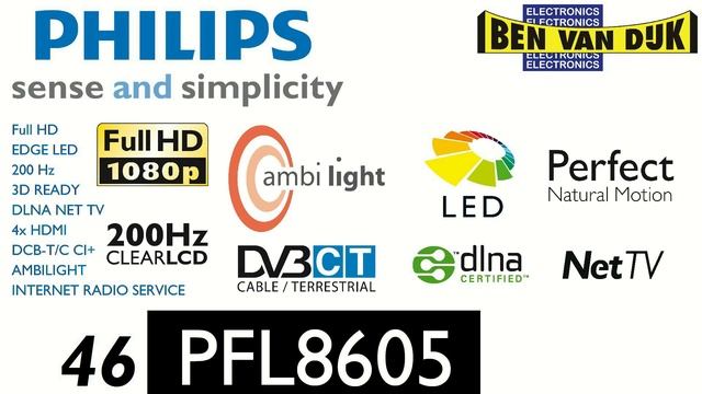 Philips 46PFL8605 3D LED TV 2010 смотреть онлайн