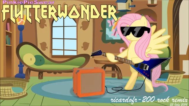 PinkiePieSwear - Flutterwonder (Ricardofr-200 90's rock remix) смотреть онлайн