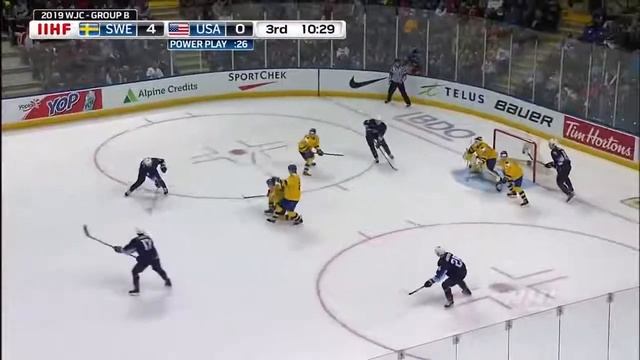 Panther Proud Ryan Poehling scores hat trick in 3rd Period at 2019 WJC! смотреть онлайн