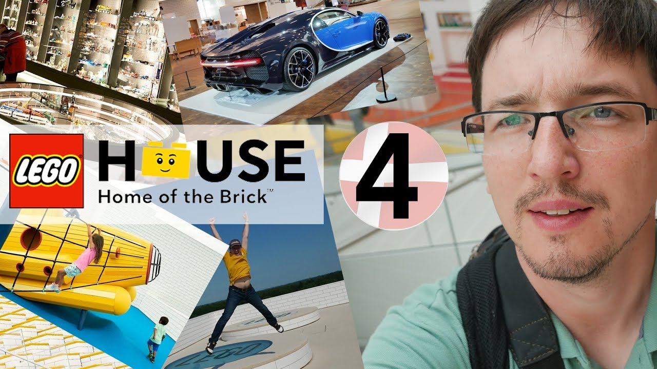 Дания. LEGO House. Часть 2. История, Бугатти showroom, детские площадки на крыше смотреть онлайн