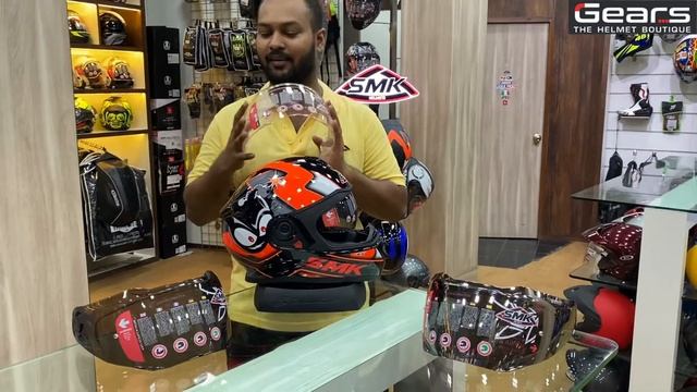 How To Replace Helmet Visor - SMK Twister Helmet