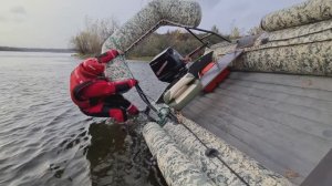 ОВЕРКИЛЬ! ЗАЩИТА МОТОРА и ЛОДКИ при ПЕРЕВОРАЧИВАНИИ. Водометная ПВХ лодка для рыбалки. Флагман24