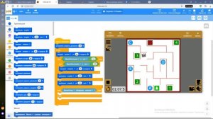 Эмулятор VR VEX  прохождение лабиринта