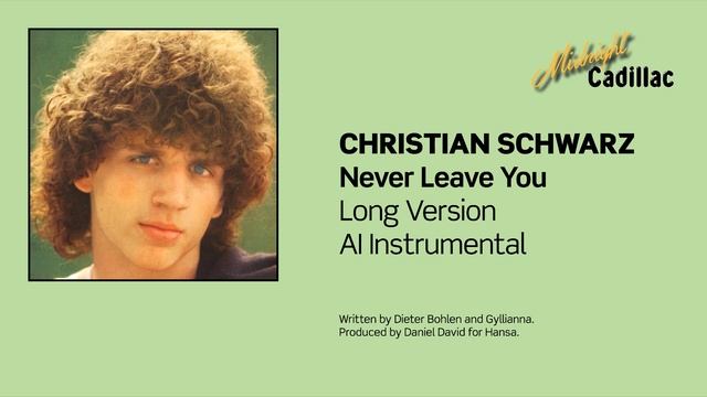 CHRISTIAN SCHWARZ Never Leave You (Long Version) (AI Instrumental) смотреть онлайн