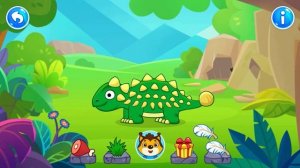 Анкилозавр,Динозавры для детей игры
