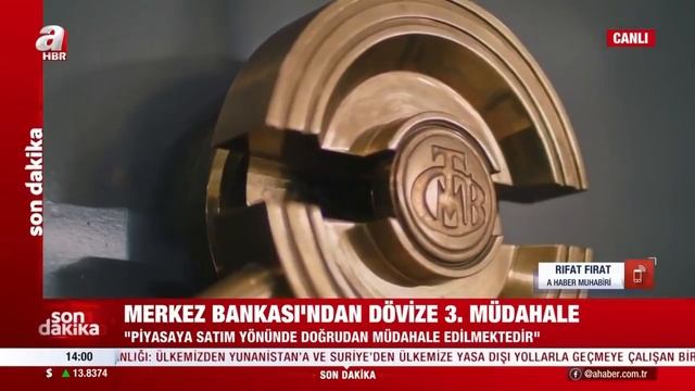 Merkez Bankası'ndan döviz piyasasına müdahale | A Haber смотреть онлайн