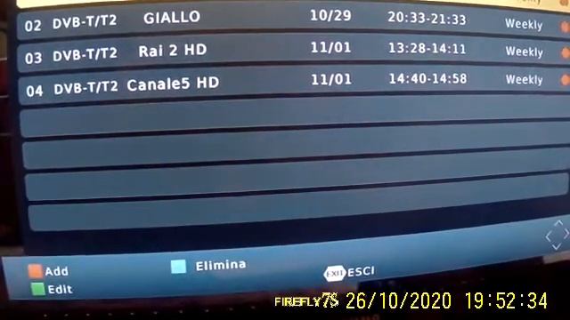 Programmare una registrazione con il decoder dvb-t2 VMADE K2 смотреть онлайн