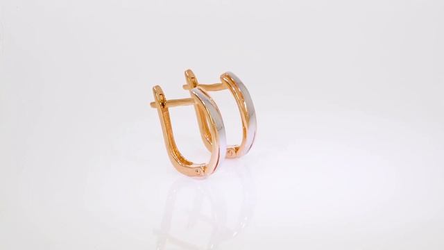 Золотые серьги, артикул 111137 смотреть онлайн