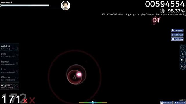 Osu - Hardest DT Play Of Today смотреть онлайн