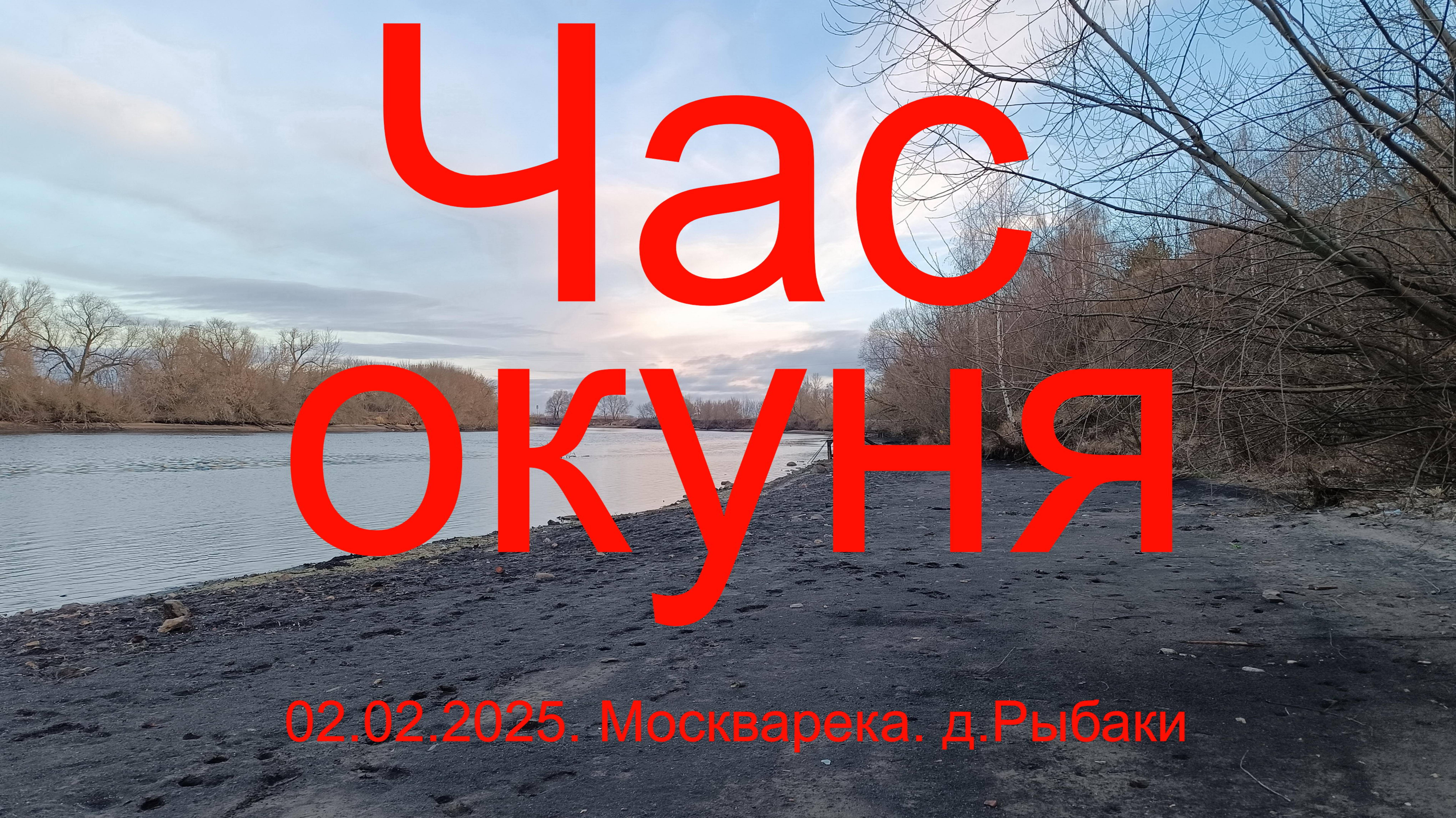 Час окуня.  02.02.2025. Москварека. д. Рыбаки
