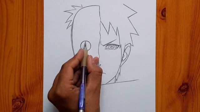 How To Draw Obito | Obito Uchiha Step By Step | Easy Anime Drawing