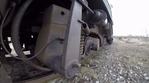 [GoPro] Тележка тепловоза ЧМЭ3 / CME3 locomotive bogie