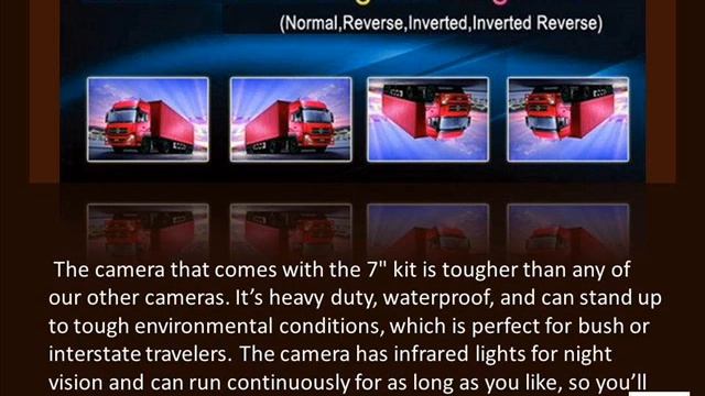 Truck/Caravan/Car Reversing Camera Monitor Kits смотреть онлайн