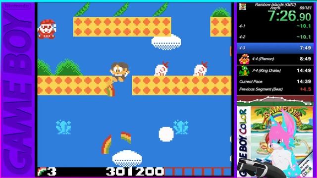 Rainbow islands for GBC Speedrun attempts! More EMU Attempts - MewsSnep смотреть онлайн