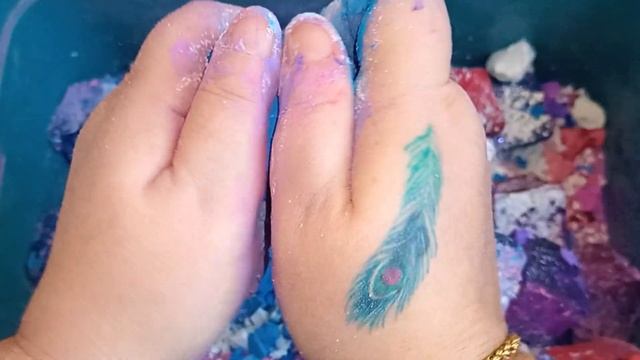 🎉 Celebration PT 2/3 Dyed Gym Chalk Cubes (gorilla Grip)|ASMR|RELAX|SATISFYING|GYMCHALK #asmer