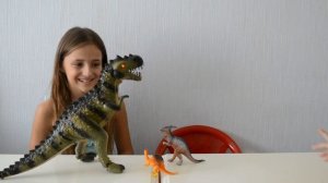 Динозавр распаковка игрушки Dinosaur epoch Acrocanthosaurus