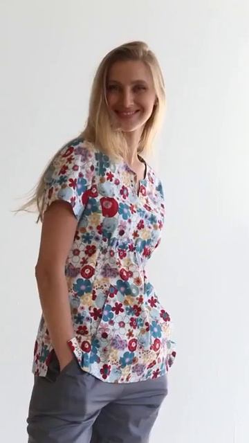 Медицинская одежда Доктор Стиль Блуза Колибри ЛЛ 2232.1269 смотреть онлайн