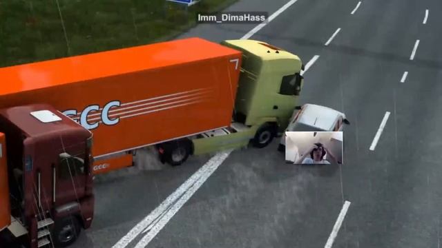 Real life truck drivers play Euro truck simulator 2 смотреть онлайн