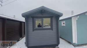 Баня из мини бруса 2х6