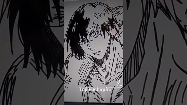 Drawing Toji Fushiguro-Jujutsu Kaisen смотреть онлайн