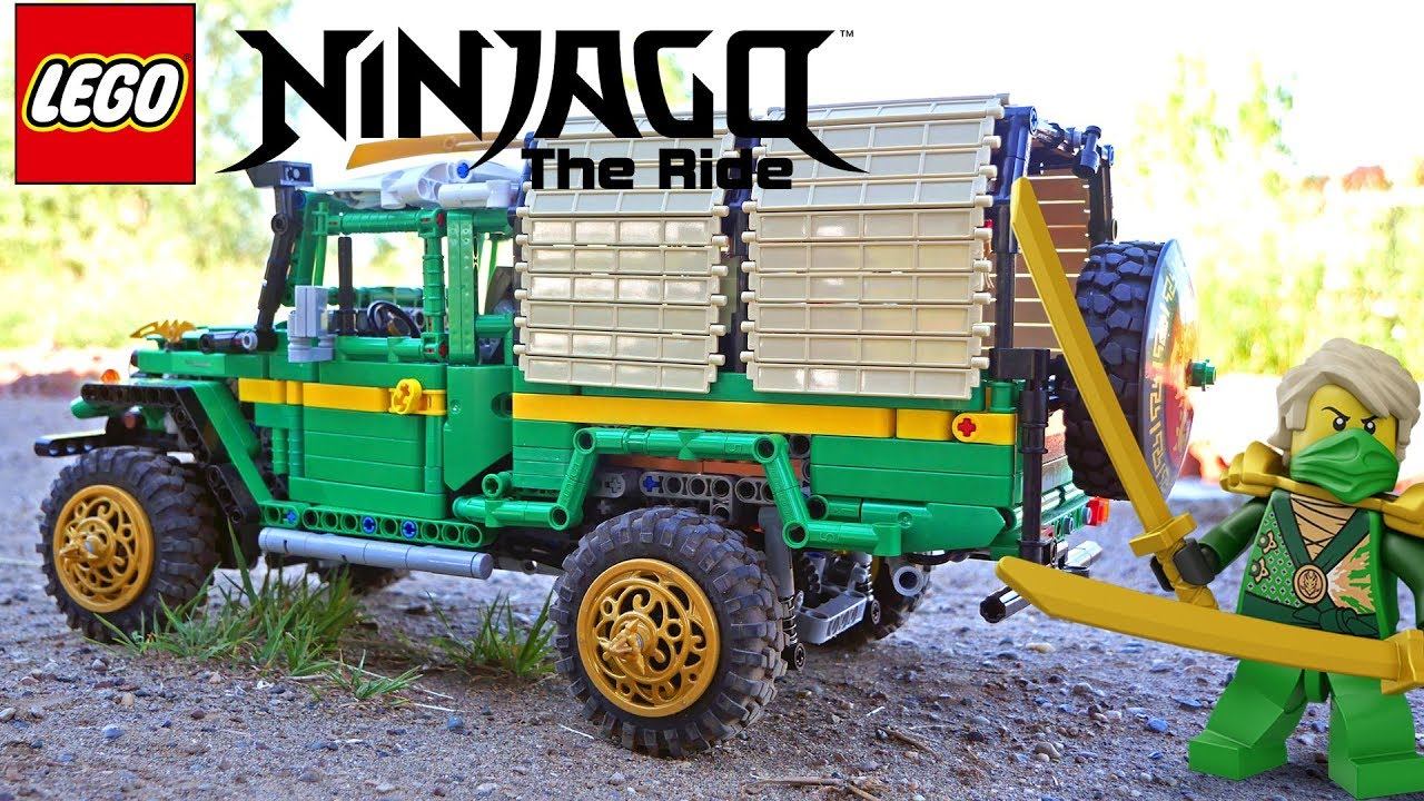 LEGO Ninjago Truck Cruiser for Lloyd Garmadon. New Buwizz APP. RC4WD tires смотреть онлайн