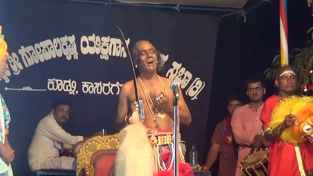 Yakshagana -- Shri Devi Mahatme - 27 Bantwala as Paathri - hasya смотреть онлайн