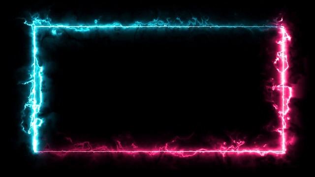 Neon Light Border | Frames Template Video | Glowing Frame Black Screen | Background Loop #47 смотреть онлайн