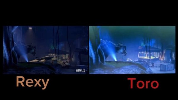 Jurassic World Camp Cretaceous Hidden Adventure Final Battle Comparison