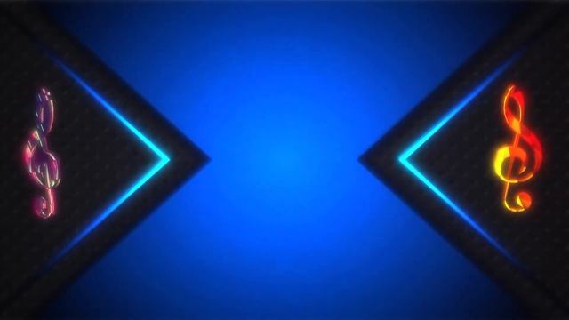 3d music note blue neon light animation background video effects 4k / green screen / chroma key смотреть онлайн