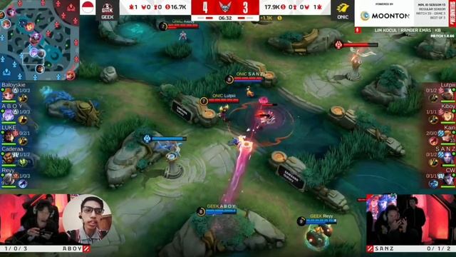 Fanny Kairi Lepas. Moonton Becanda - Onic VS Geek Game 3/3 MPL ID S13 смотреть онлайн