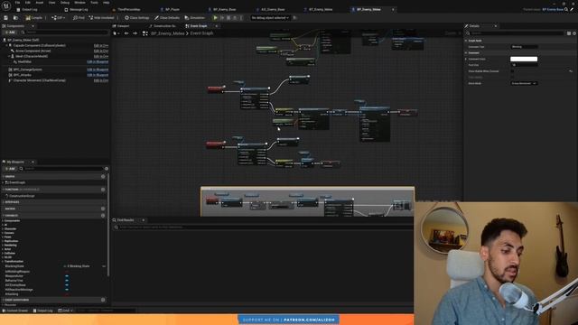 Smart Enemy AI Part 8.5 Fix Bugs Improvements Tutorial in Unreal Engine 5 UE51080p смотреть онлайн