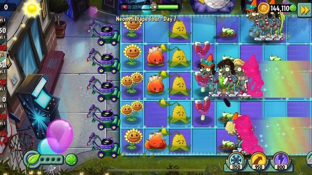 #PvZ 2/ Neon Mixtape Tour Day(7) HD смотреть онлайн