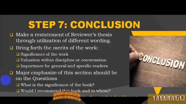 How to write a Critical Book Review PART-4 (Upto Step 7, how to conclude Critical Book Review) смотреть онлайн