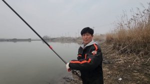 Южная Корея. 훌치기 붕어. Рыбалка  на дергач ловим карася.