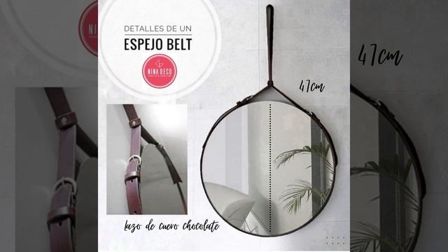 espejo Belt 47cm chocolate смотреть онлайн
