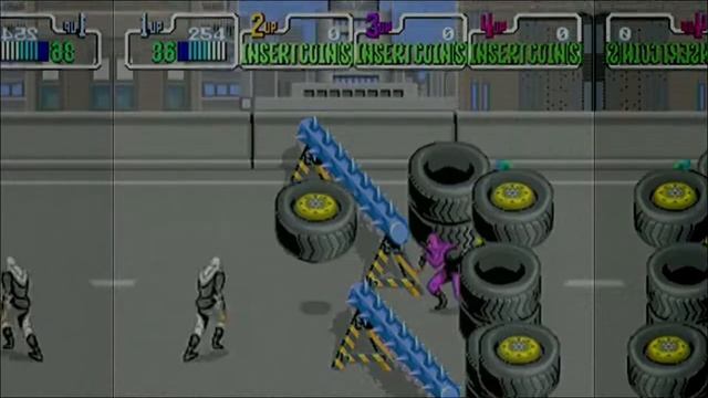 Teenage Mutant Ninja Turtles - Arcade game in TMNT2: Battle Nexus PS2. Прохождение walkthrough