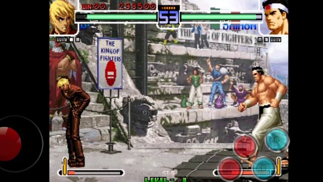 K game play kof 2002 L-8 MODO SINGLE🕹 смотреть онлайн