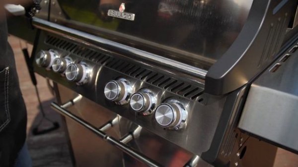 Шашлык из баранины на газовом гриле Maniero 6000