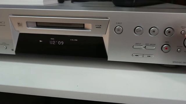SONY MDS -JE470 показ работоспособности