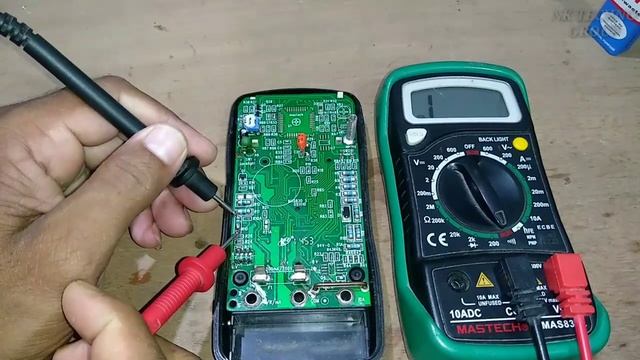 Mastech 830l Digital Multimeter R10 R11 R10A Resistance Value With Colour Code смотреть онлайн