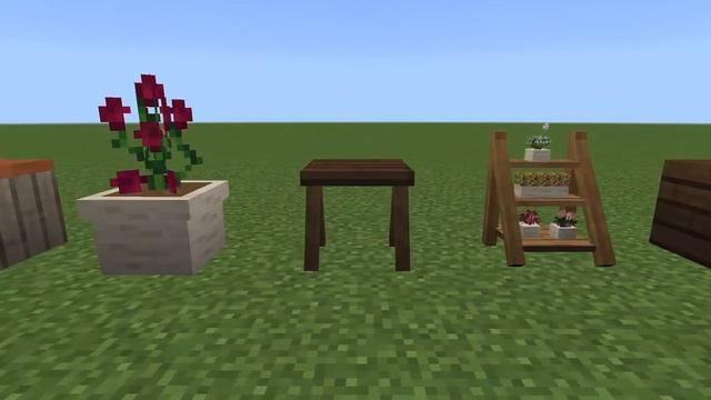 Dandelion craft~ Minecraft for pocket edition and bedrock edition furniture mod смотреть онлайн